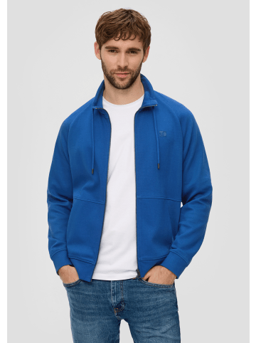 s.Oliver Sweatshirt Jacke langarm in Blau