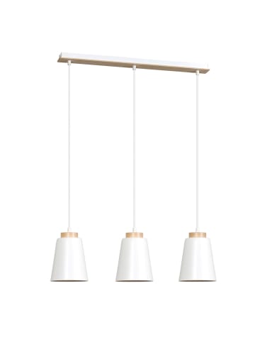 Licht-Erlebnisse Pendelleuchte (B)14 x (L)66 x (T)100 cm in Weiß