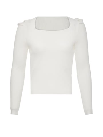 Albee Women Strickpullover in Wollweiss