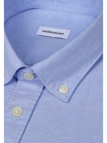 Seidensticker Casual Hemd Regular in Mittelblau