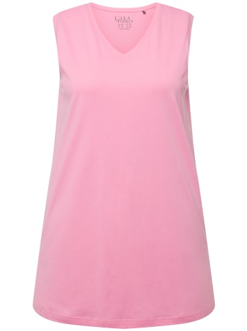 Ulla Popken Strick-Top in hell pink