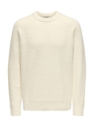 Only&Sons Strickpullover 'ONSDALE LIFE RLX LS' in beige