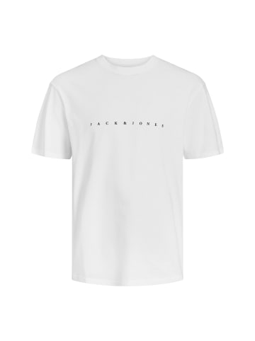 Jack and Jones T-Shirt JJESTAR JJ Tee SS in Weiß