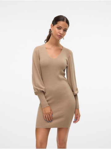 Vero Moda Strickkleid in Silver Mink