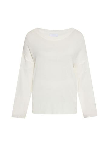 usha WHITE LABEL Damen Pullover in Wollweiss