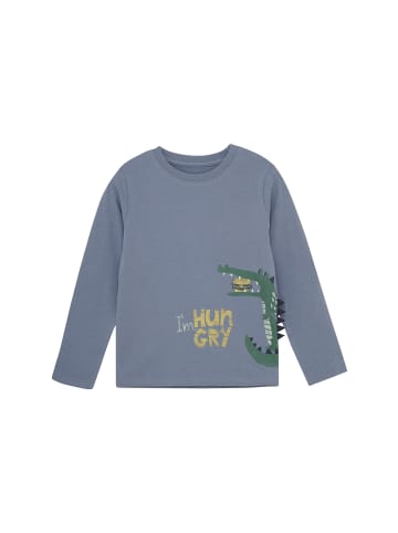 Minymo Sweater MIT-shirt LS in blau