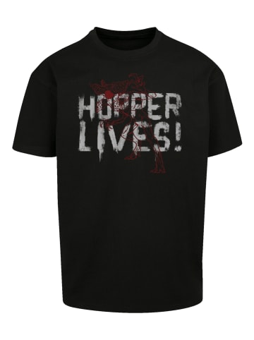 F4NT4STIC Oversize T-Shirt Stranger Things Hoppers Live in schwarz