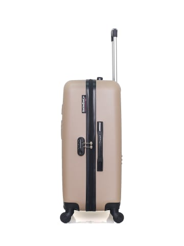 American Travel Mittelgroßer Koffer CHELSEA in Beige (64L)
