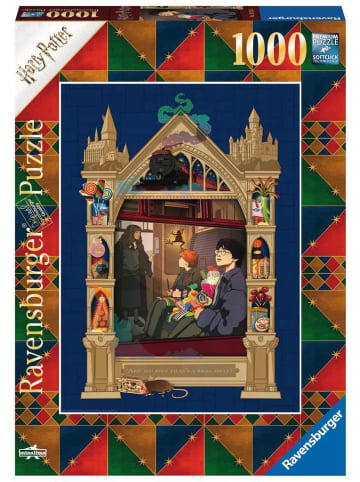 Ravensburger Puzzle 1.000 Teile Harry Potter auf dem Weg nach Hogwarts Ab 14 Jahre in bunt