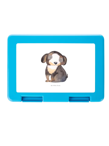 Mr. & Mrs. Panda Snackbox Hund Entspannen ohne Spruch in Weiß