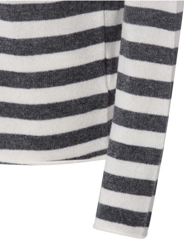 Marie Lund Strickpullover in ecru anthrazit - 0001