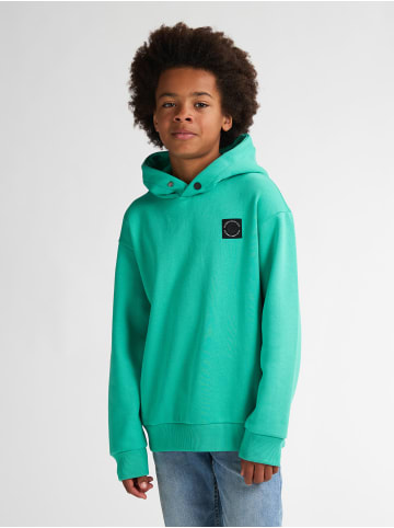 Petrol Industries Logo Hoodie Ozark in Grün
