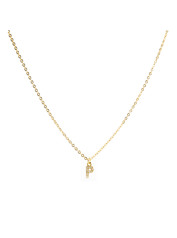 Luxenter Halskette Alphabet mit 18 Karat Gold-Finish – ALPHABET