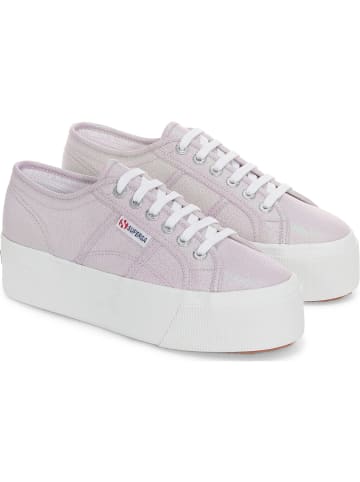 Superga Schnürschuhe in pink ish iridesscent