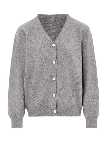 yasanna Strickjacke in Grau Melange