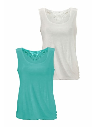 Beach Time Strandtop in mint, creme