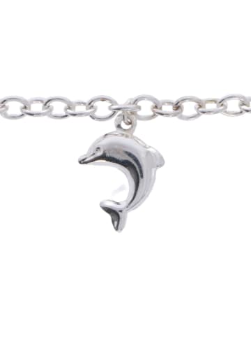 Luxxos Bettelarmband "Delphin 4,00 mm aus 925 Sterling Silber" in Silber