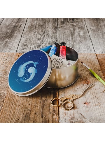 Mr. & Mrs. Panda Aufbewahrungsbox Sternzeichen Fische ohne Spruch in Sternenhimmel Blau