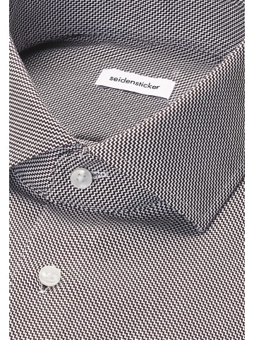 Seidensticker Business Hemd Slim in Braun