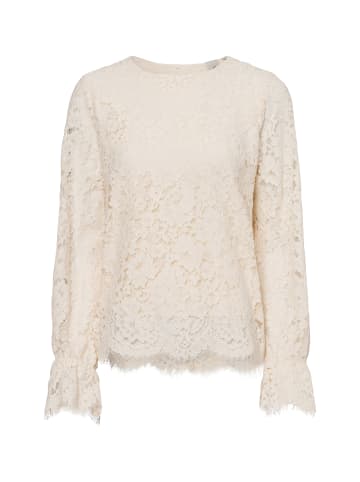 Y.A.S Blusenshirt YASPerla in beige