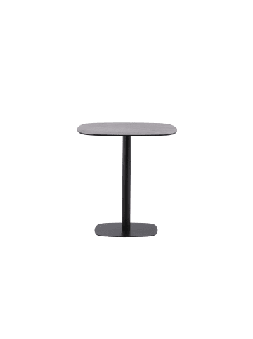 ebuy24 Cafetisch Milano Schwarz 70 x 70 cm