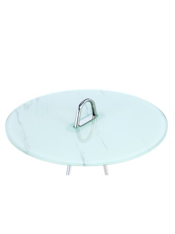 Kayoom Beistelltisch Pendulum in silber - weiß