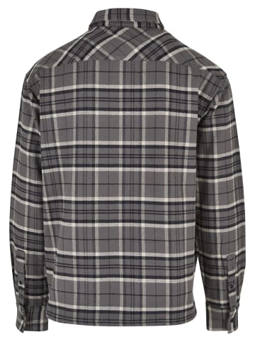 Urban Classics Long Sleeve Shirt in grey/black