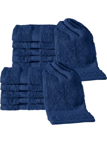 REDBEST Frottier Gästetuch 12er-Pack Chicago in dunkelblau