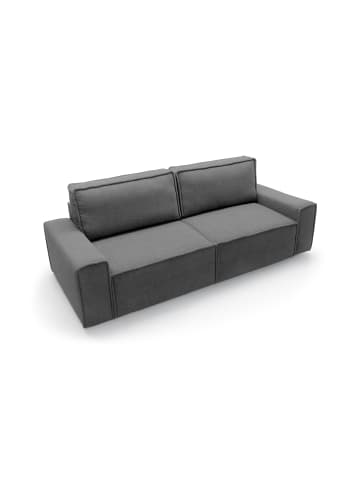 MF Design Schlafsofa Damian in Bouclé-Plush Grau in Grau -  (L) 250 x (B) 250 x (H) 95 cm