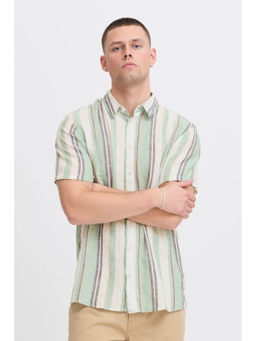 BLEND Kurzarmhemd BHBOBBY Shirt stripe 20717864 modisches Kurzarmhemd in Leinenmix-Qualität in