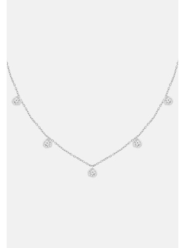 Ethische Diamanten Halskette aus 375 Weißgold mit Lab Grown Diamant