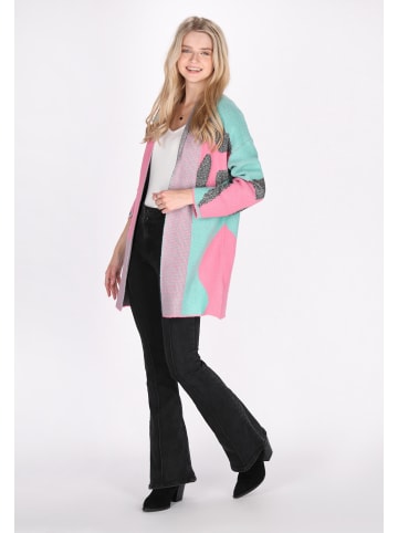 IZIA Damen Cardigan in Aqua Pink
