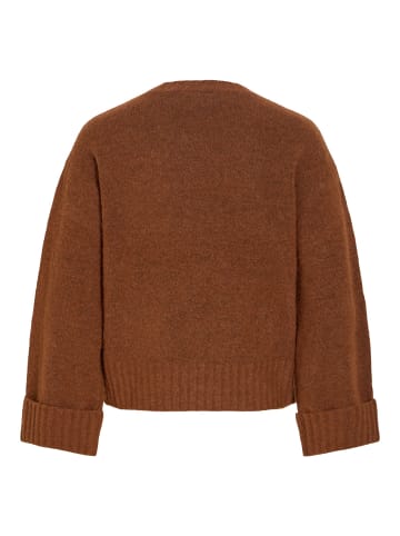 Vila Strickpullover in Chocolate Brown