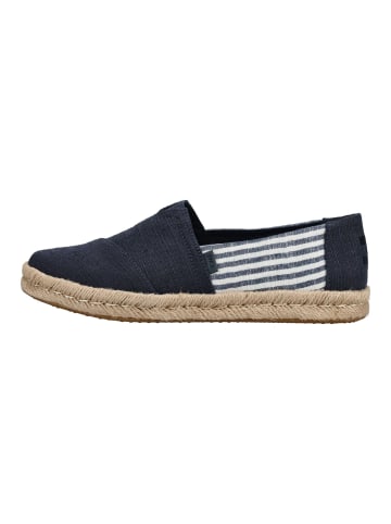 TOMS Halbschuhe in Navy/Weiß
