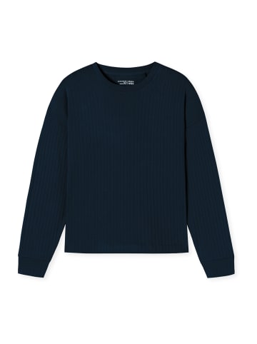 Schiesser Longsleeve Mix & Relax in Dunkelblau