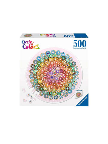 Ravensburger Puzzle 500 Teile Circle of Colors Donuts Ab 12 Jahre in bunt