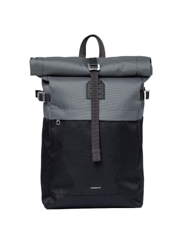 SANDQVIST Icon Rolltop - Rucksack M 14" 60 cm (cabernet) in multi dark with black leather