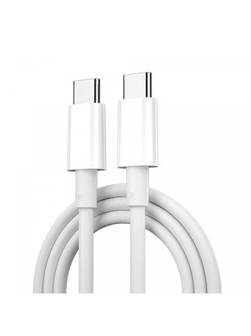 WIWU Datenkabel WIWU Kabel C008 USB-C - USB-C 1,2 m 100W weiß Ladekabel in Weiß