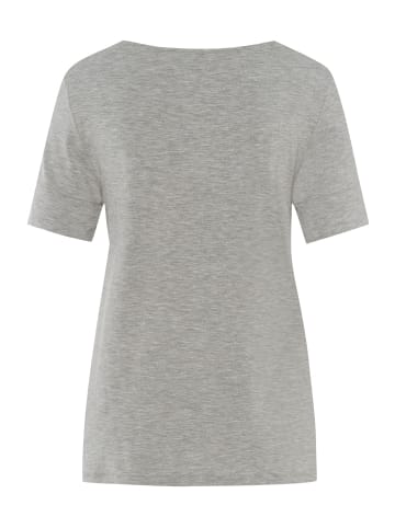 Hanro T-Shirt Natural Elegance in Grey Melange
