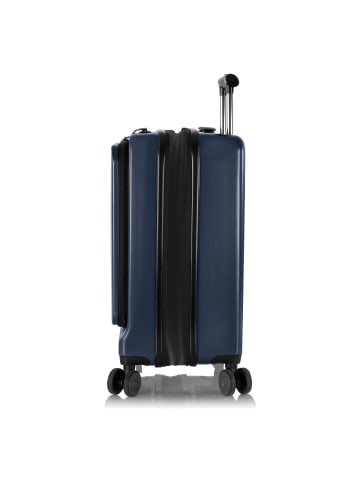 Heys Hatch 4 Rollen Kabinentrolley 53 cm Laptopfach mit Dehnfalte in navy