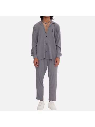 Ossy Homer Set Hemd und Hose in Grau