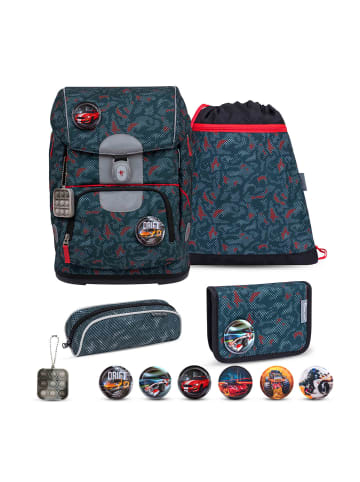 Belmil Motion Red Dots Schulranzen Set 5 tlg