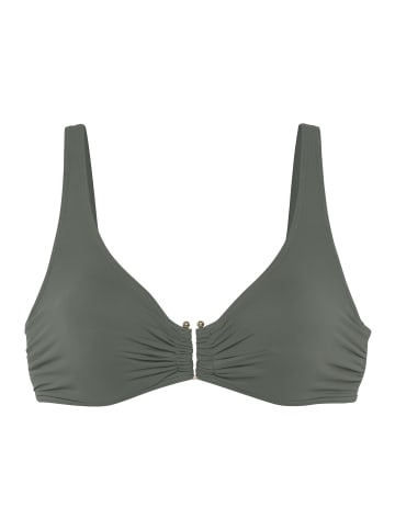 LASCANA Bügel-Bikini-Top in oliv