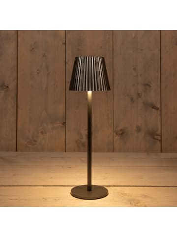 Coen Bakker LED Tischlampe dimmbar Touch IP44 Innen & Außen 36,5x11cm in Anthrazit
