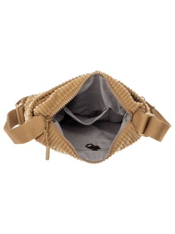 Prato SC16 zeitlose Umhängetasche aus Breitcord in khaki