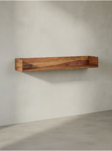 KADIMA DESIGN Modernes Sheesham-Massivholz Wandregal, Stilvolle Aufbewahrung