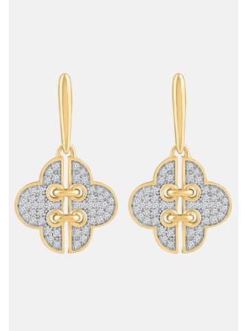 Diamant Exquis Ohrringe aus 585 Gelbgold mit Diamant