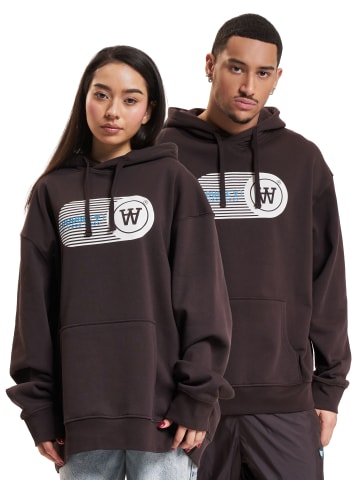 WOOD WOOD WOOD WOOD Hoodie in black coffee