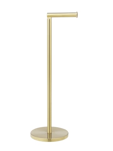 Wenko Toilettenpapierständer 2in1, golden in Gold, (B) 21 x (H) 55 x (L) 17 cm