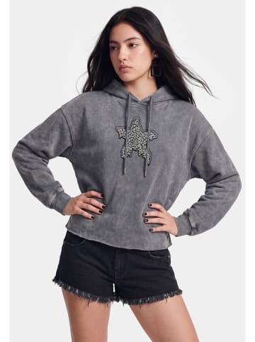 myMo ROCKS Women Hoodie in Grey